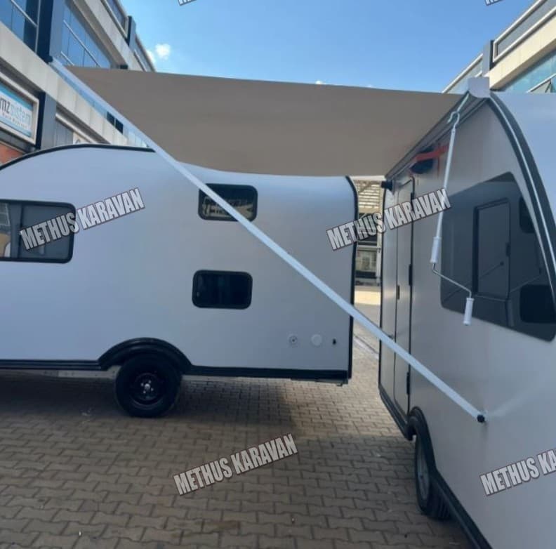 İstanbul Tente Manuel Karavan Tentesi 2,5x2,5 m Bej