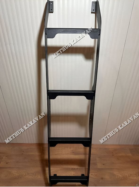Öztürk Siyah Sabit Karavan Merdiveni 141 cm