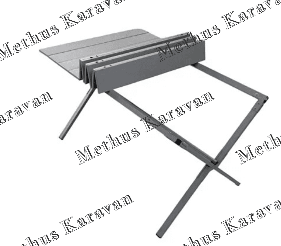 Camp Steel Portatif Kamp ve Piknik Masası Ayak Ayarlı 110x70x68 cm