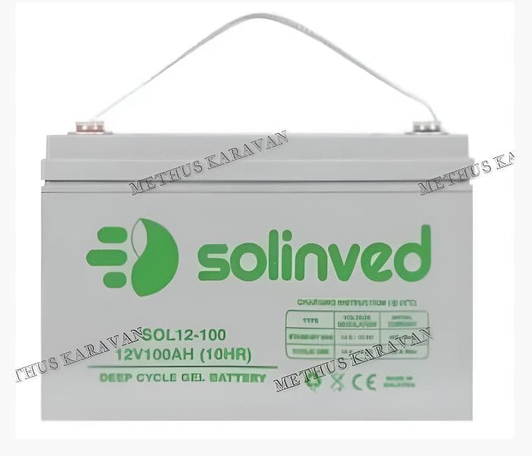 Solinved 12V 100 Ah Jel Akü