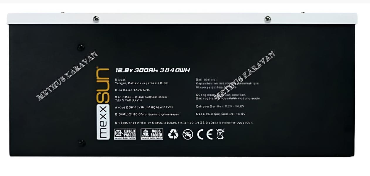 Mexxsun 12,8V 300Ah LiFePo4 Lityum Akü