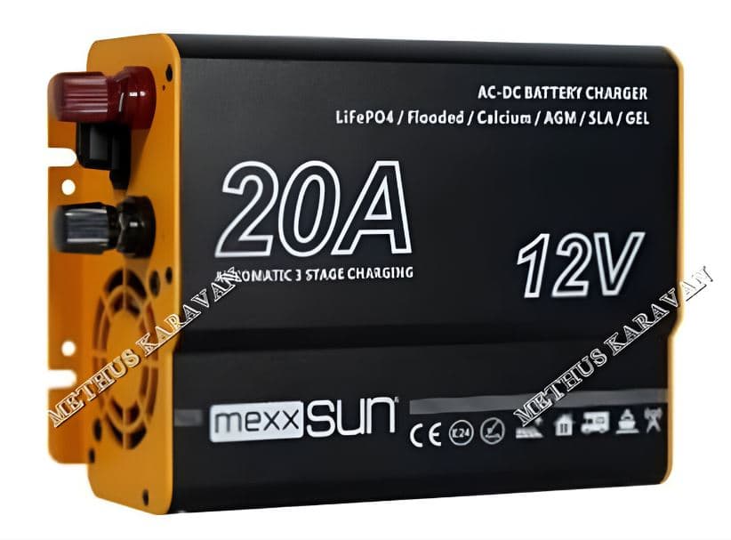 Methus Karavan AC-DC Akü Şarj Cihazı 12V-20A