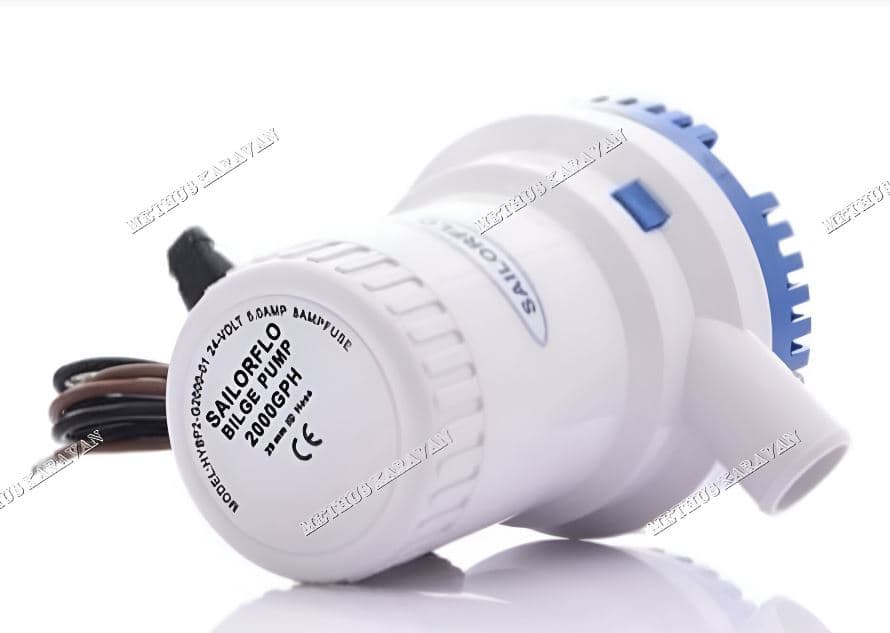 Sailorflo Dikey Sintine Pompası 2000GPH 24V 5A