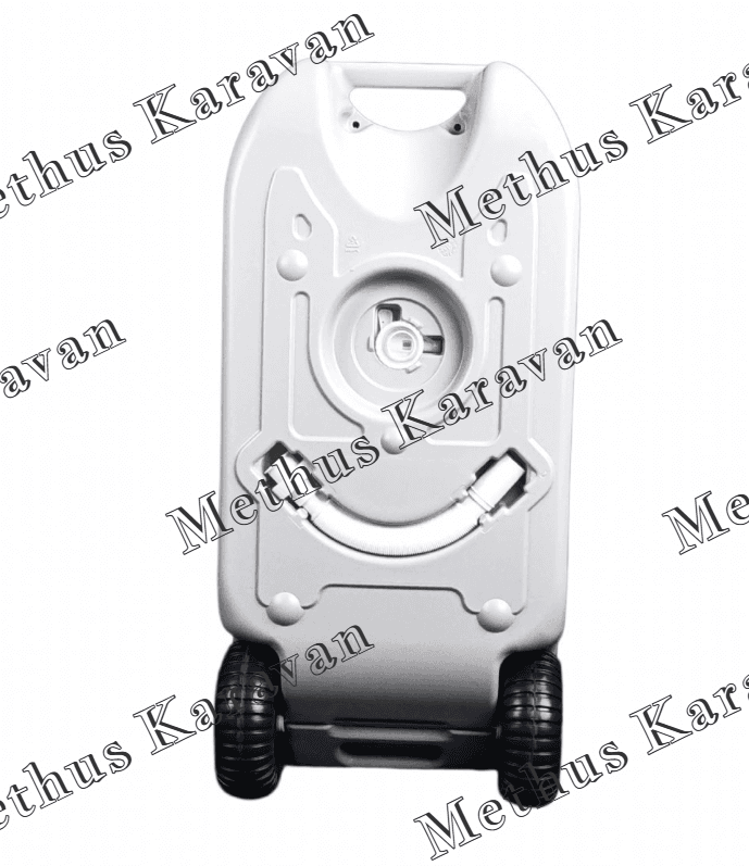 Methus Karavan Sensation Portatif Tekerlekli Gri Atık Su Tankı 40 Lt