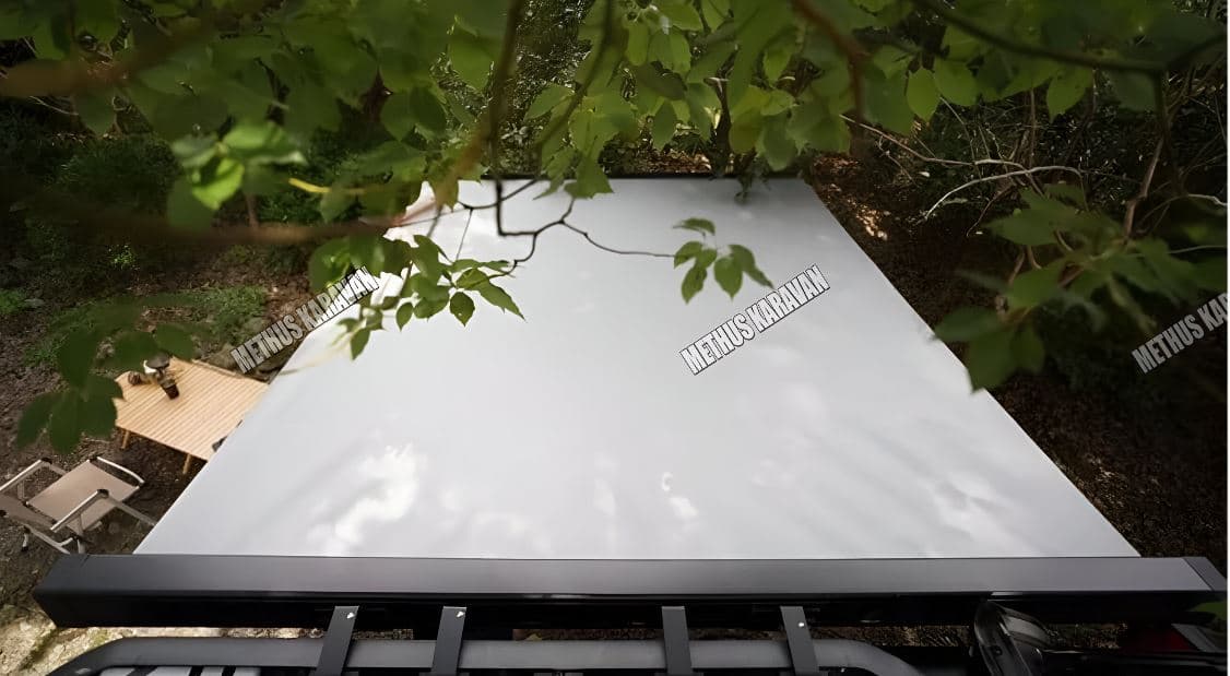 Berhimi Yarı Otomatik Tente 2.1x2.5m Duvar Montajlı