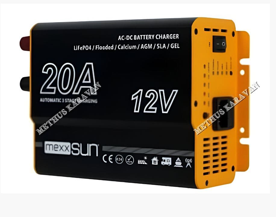 Methus Karavan AC-DC Akü Şarj Cihazı 12V-20A
