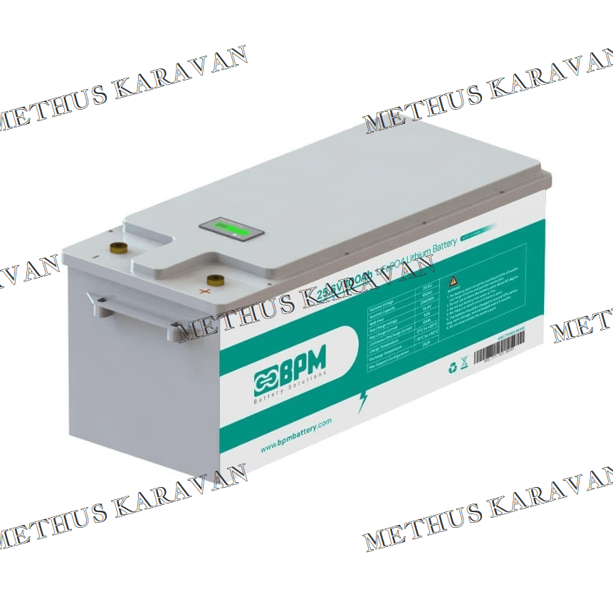 BPM 25.6V 100Ah Bluetoothlu LiFePO4 Lityum Akü
