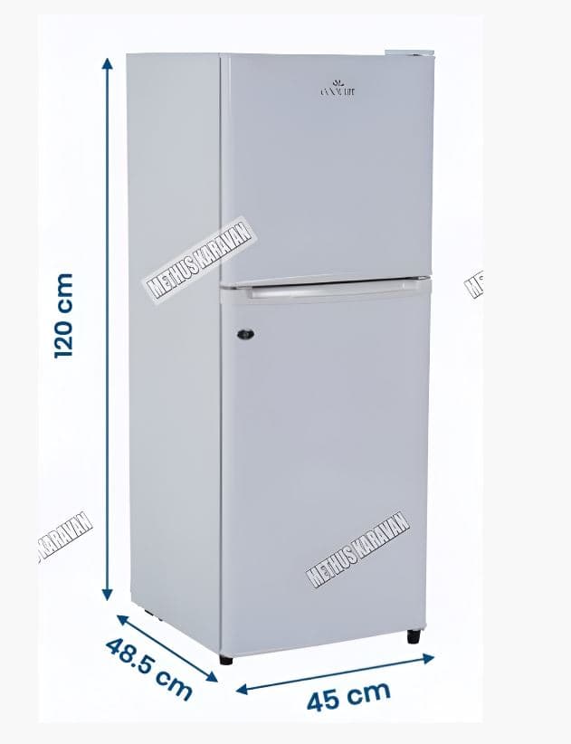 Coollife CM120 120 Litre Çift Kapılı Karavan Buzdolabı Beyaz