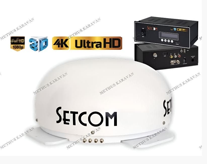 SETCOM Mobil Uydu Anteni STC-324 Üç Çıkışlı