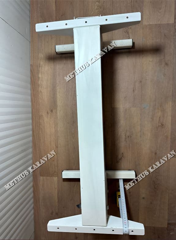 Öztürk Karavan Katlanır Masa Ayağı Beyaz