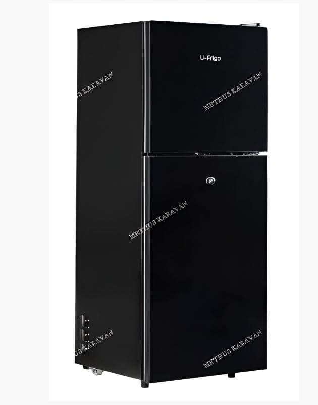 U Frigo 136 LT Limited Edition 12/24V Kompresörlü Buzdolabı Siyah