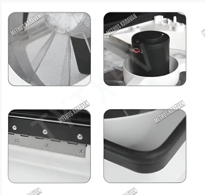 Revex Ledli Fanlı Tavan Heki 12v 42x42cm