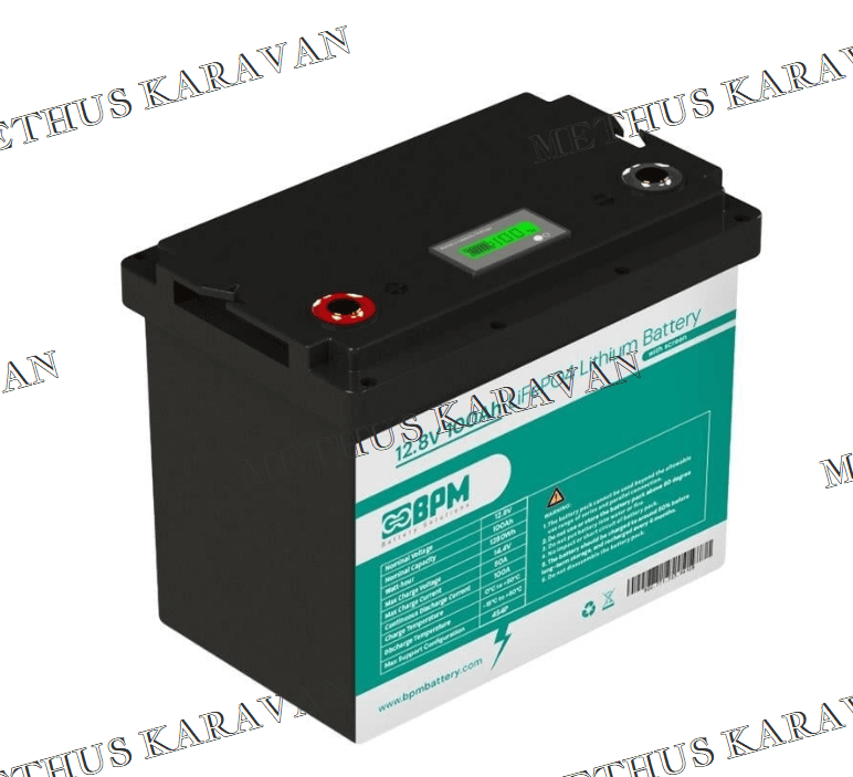 BPM 12.8V 100Ah LiFePO4 Lityum Akü - Bluetoothlu