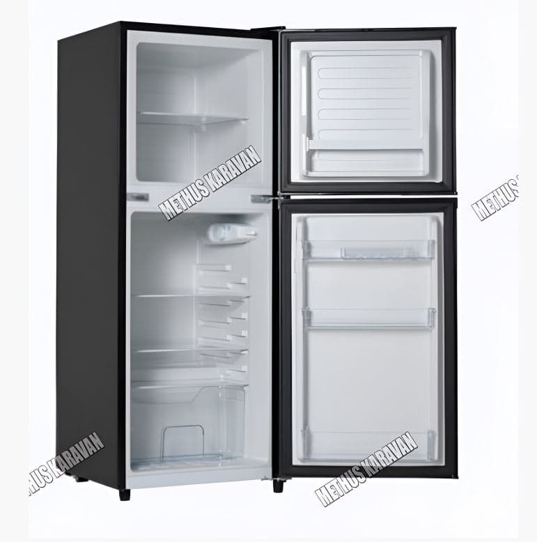 Coollife CM120 120 Litre Çift Kapılı Karavan Buzdolabı Antrasit