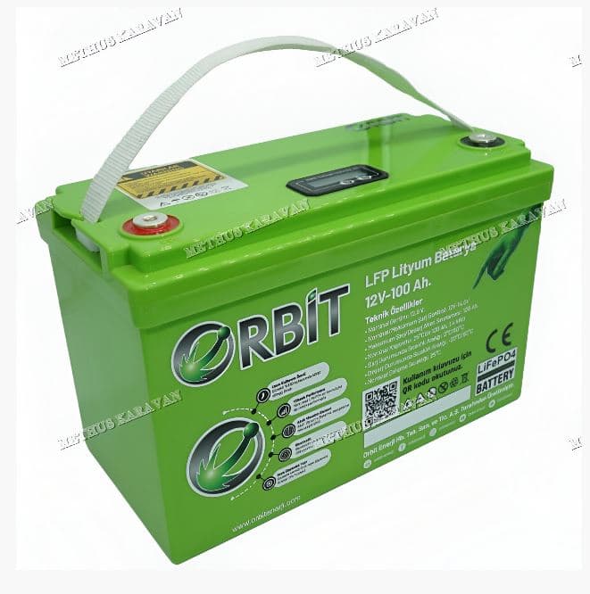Orbit 12.8V 100Ah LiFePO4 Akü