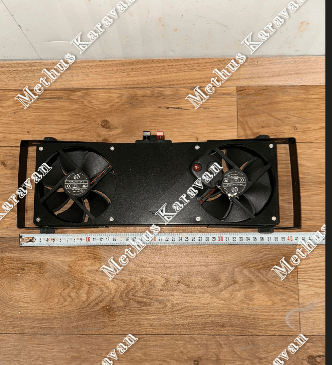 Methus Karavan 12V Tek Yönlü 2'li Fan ve Kumanda Seti