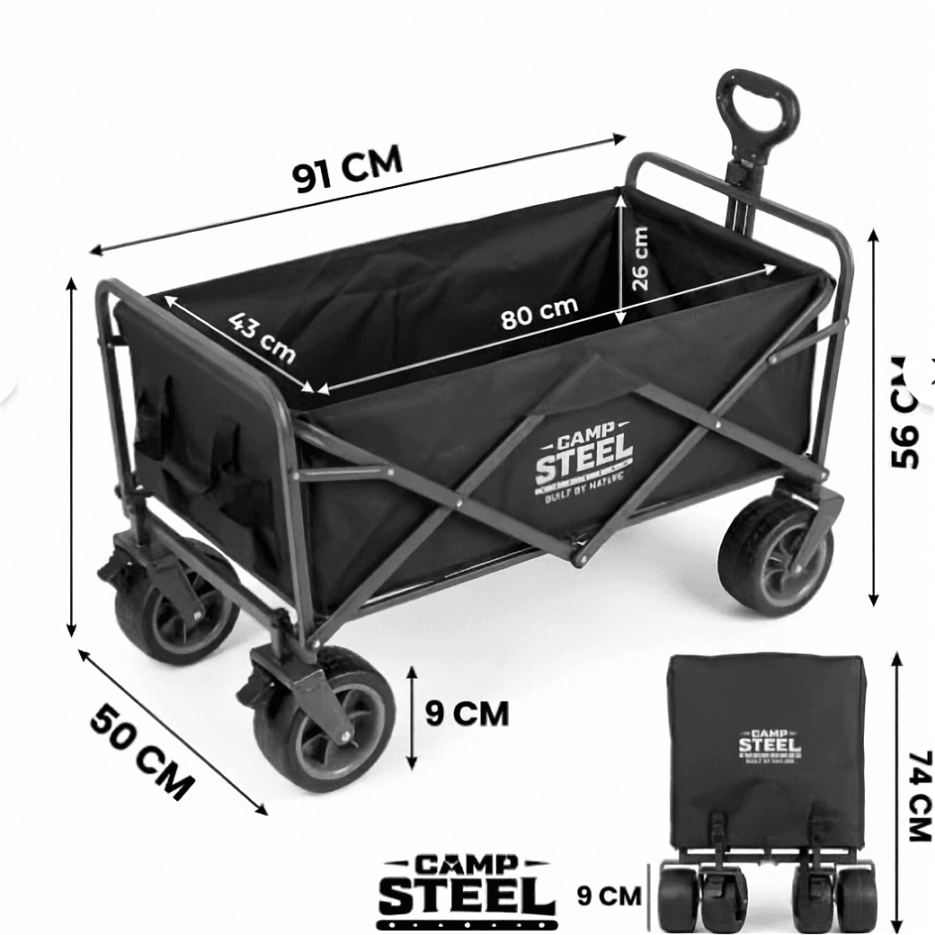 Camp Steel Katlanır Portatif Taşıma Aracı Büyük Boy