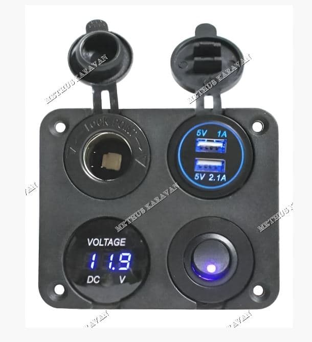 Methus Karavan 12V Kontrol Paneli