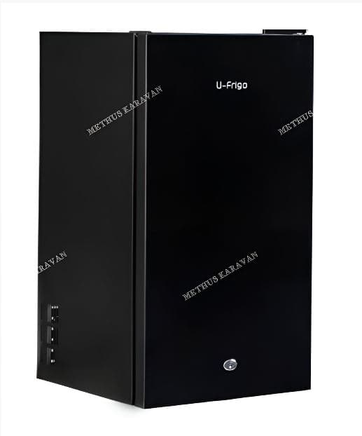 U-Frigo 90 LT Limited Edition 12/24V Kompresörlü Karavan Buzdolabı Siyah