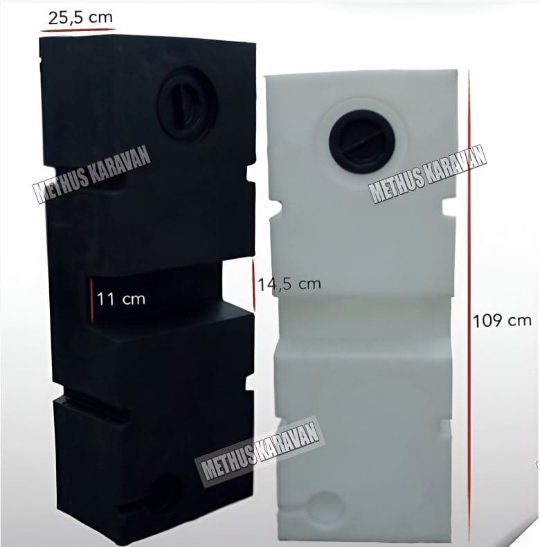 Methus Karavan PSA Grubu 105 Litre Beyaz Su Deposu